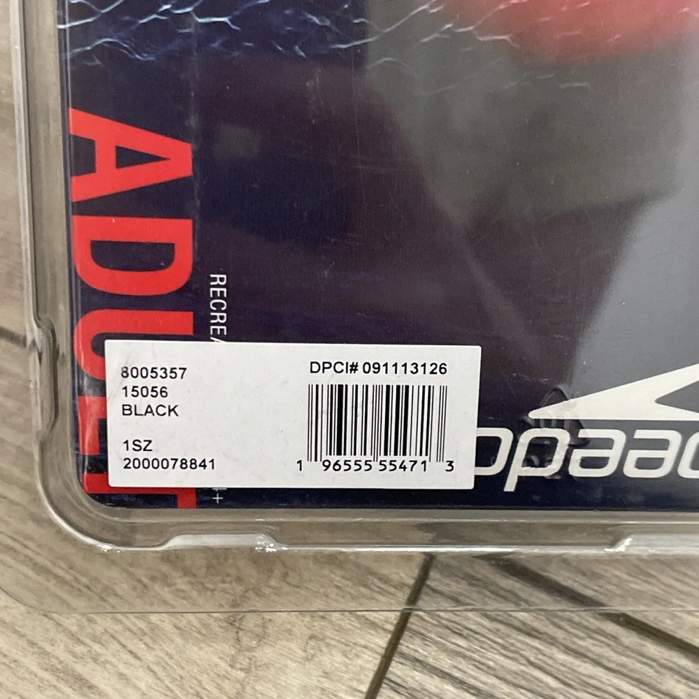Speedo Silicone Swim Cap Black Larger Fit Braided Curly Long Hair 8005357